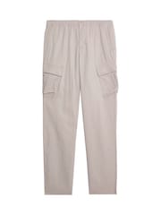 Lyle & Scott Grey Stretch Ripstop 100% Cotton Joggers - Image 5 of 5