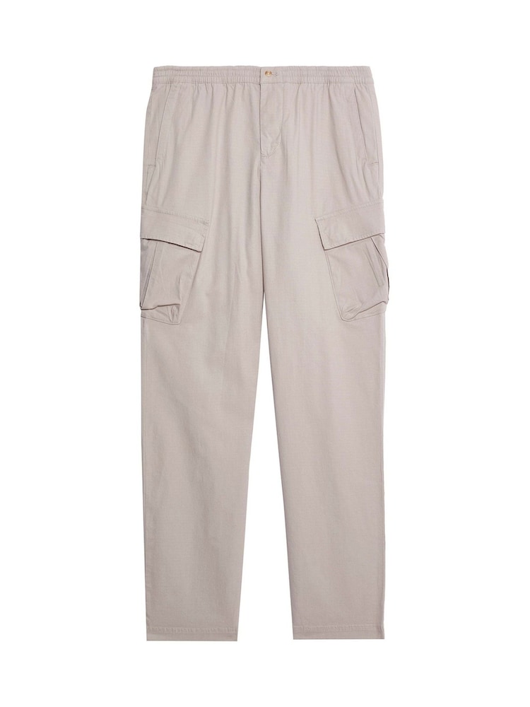 Lyle & Scott Grey Stretch Ripstop 100% Cotton Joggers - Image 5 of 5
