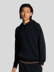 Lyle & Scott Blue 100% Cotton Superfine Pullover Hoodie - Image 1 of 5