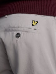 Lyle & Scott Grey 100% Cotton Chinos Shorts - Image 4 of 5