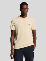Lyle & Scott Cream Martin Short Sleeve T-Shirt - Image 1 of 5