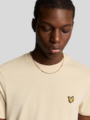 Lyle & Scott Cream Martin Short Sleeve T-Shirt - Image 2 of 5