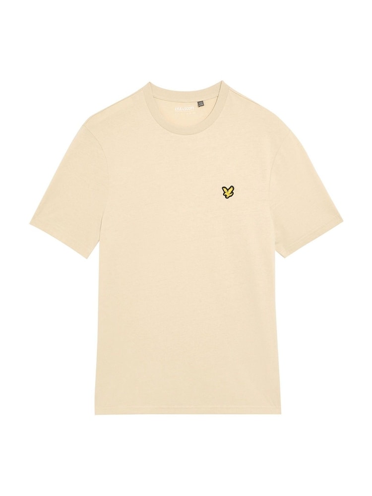 Lyle & Scott Cream Martin Short Sleeve T-Shirt - Image 5 of 5