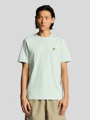 Lyle & Scott Light Green Cotton Plain T-Shirt - Image 1 of 5
