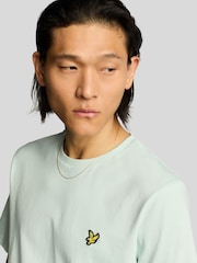 Lyle & Scott Light Green Cotton Plain T-Shirt - Image 2 of 5