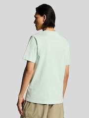 Lyle & Scott Light Green Cotton Plain T-Shirt - Image 3 of 5