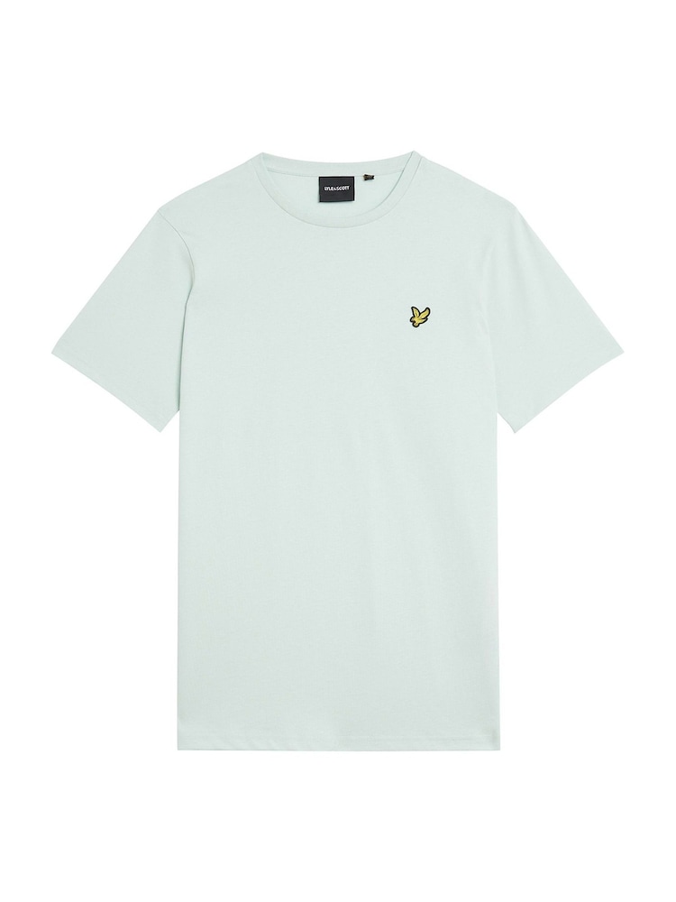 Lyle & Scott Light Green Cotton Plain T-Shirt - Image 5 of 5
