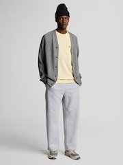Lyle & Scott Yellow Linen Blend Raglan T-Shirt - Image 4 of 5