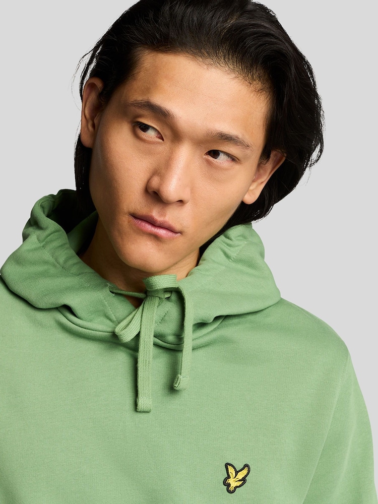 Lyle & Scott Green Pullover Hoodie - Image 3 of 5