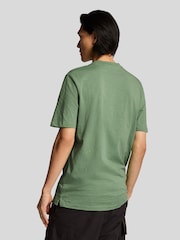Lyle & Scott Green 100% Cotton Slub T-Shirt - Image 3 of 5