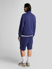 Lyle & Scott Purple 100% Cotton Sweat Shorts - Image 4 of 5
