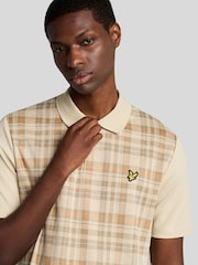 Lyle & Scott Spring Tartan Polo Shirt - صورة 2 من 5