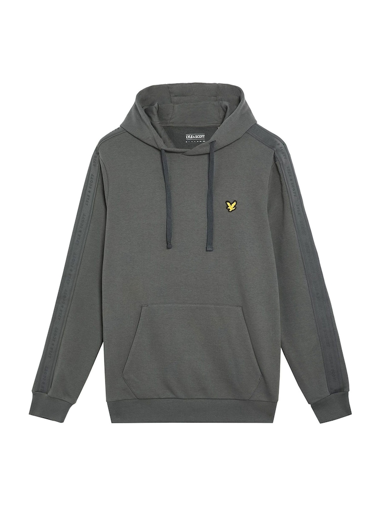 Lyle & Scott Grey Tape Hoodie - Image 5 of 5