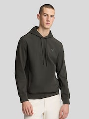 Lyle & Scott Grey Softshell Hybrid Pullover Hoodie - Image 1 of 5
