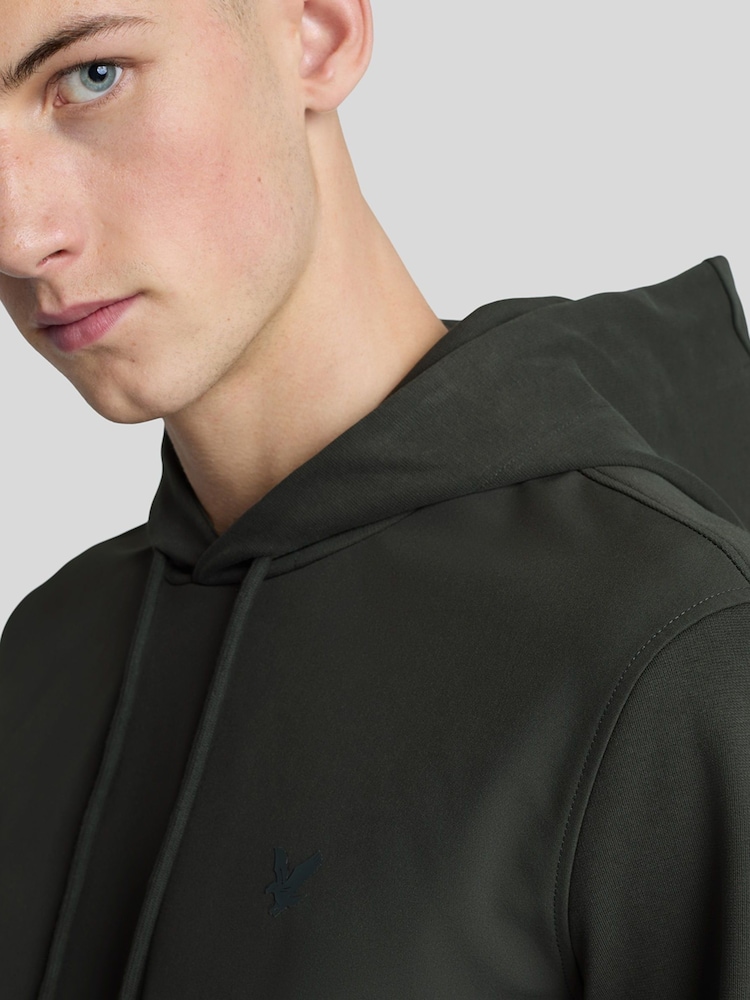 Lyle & Scott Grey Softshell Hybrid Pullover Hoodie - Image 2 of 5