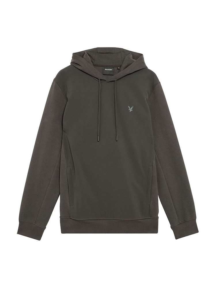 Lyle & Scott Grey Softshell Hybrid Pullover Hoodie - Image 5 of 5