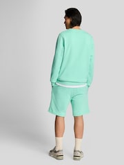Lyle & Scott Green 100% Cotton Sweat Shorts - Image 3 of 5