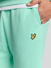 Lyle & Scott Green 100% Cotton Sweat Shorts - Image 4 of 5