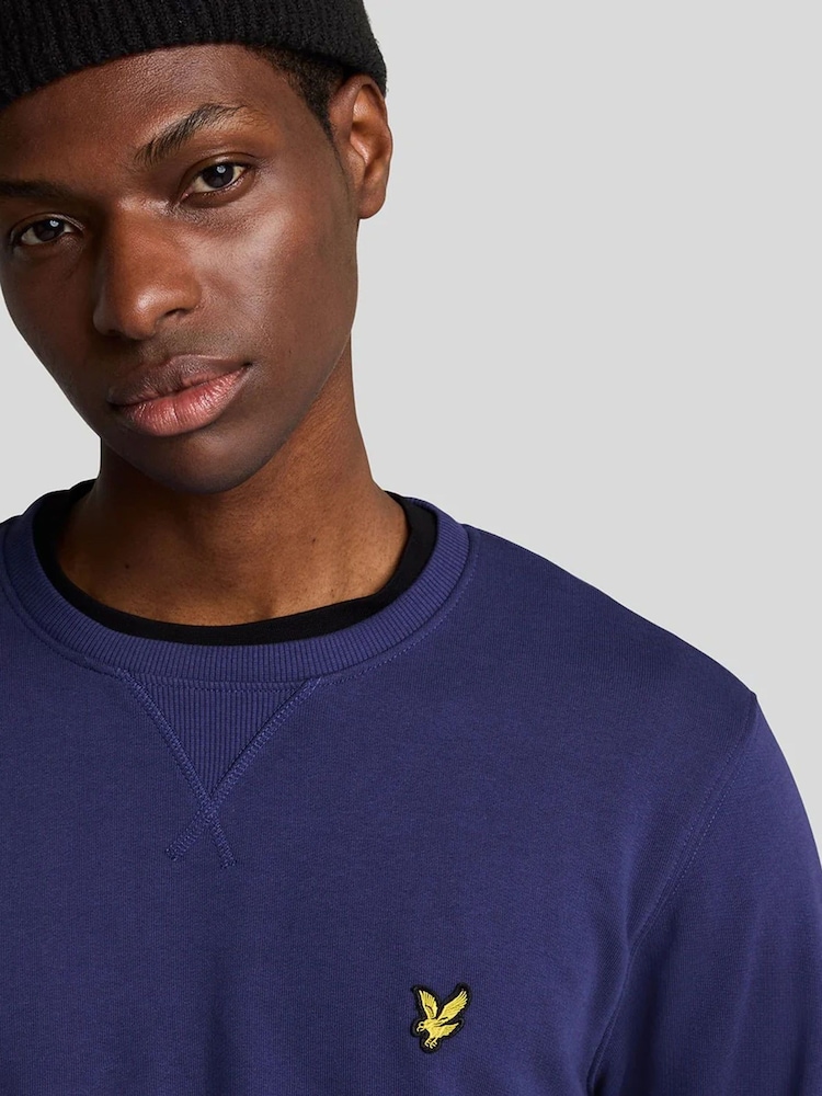 Lyle & Scott Purple Crew Neck Sweatshirt - Image 2 of 5