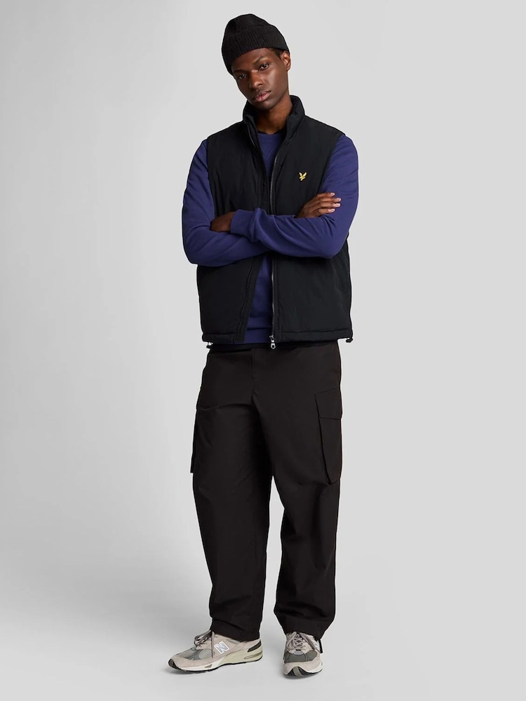 Lyle & Scott Purple Crew Neck Sweatshirt - Image 4 of 5