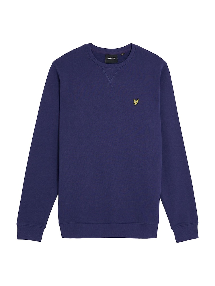 Lyle & Scott Purple Crew Neck Sweatshirt - Image 5 of 5