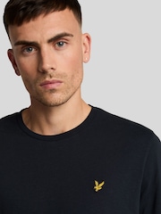 Lyle & Scott Blue 100% Cotton Slub T-Shirt - Image 4 of 5