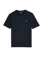 Lyle & Scott Blue 100% Cotton Slub T-Shirt - Image 5 of 5