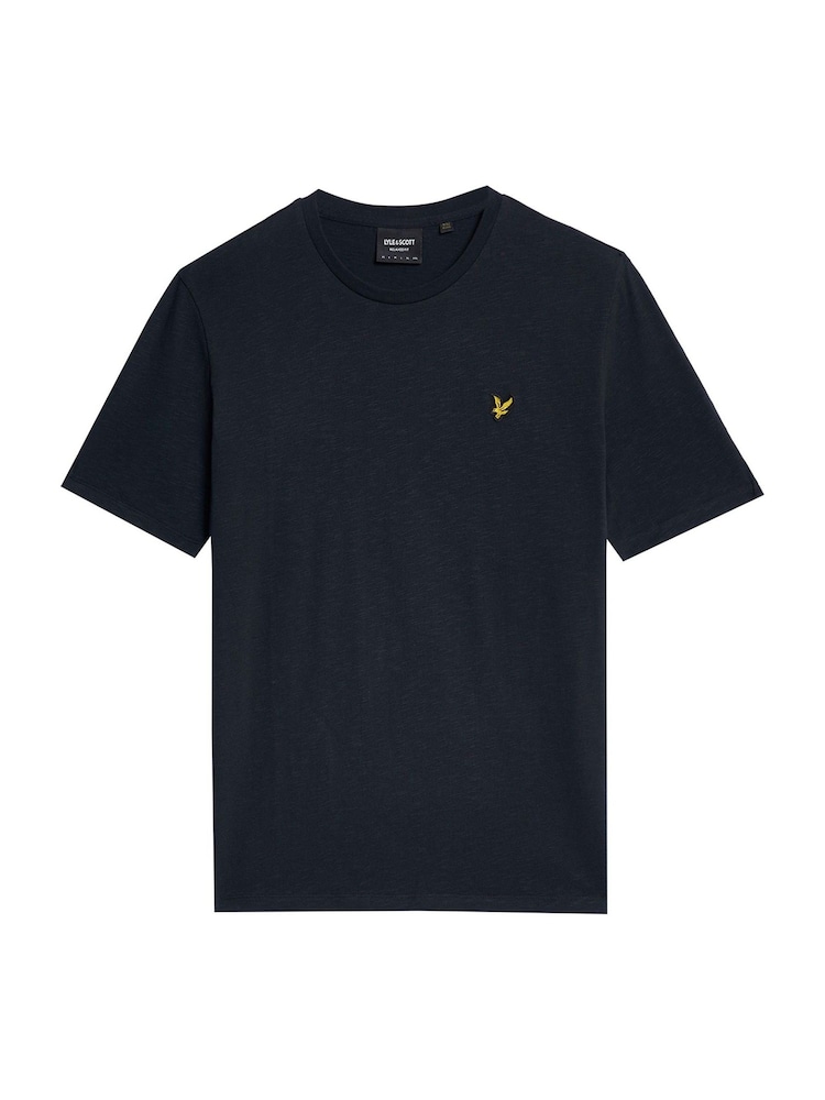 Lyle & Scott Blue 100% Cotton Slub T-Shirt - Image 5 of 5