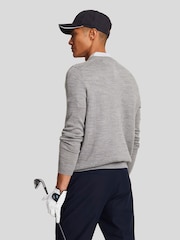 Lyle & Scott Grey Golf V-Neck Pull-Over Jumper - Image 2 of 5