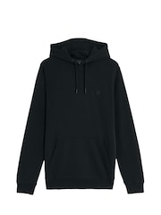 Lyle & Scott Black 100% Cotton Superfine Pullover Hoodie - Image 5 of 5