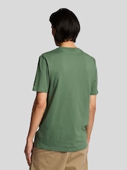 Lyle & Scott Green 100% Cotton Embroidered T-Shirt - Image 3 of 5