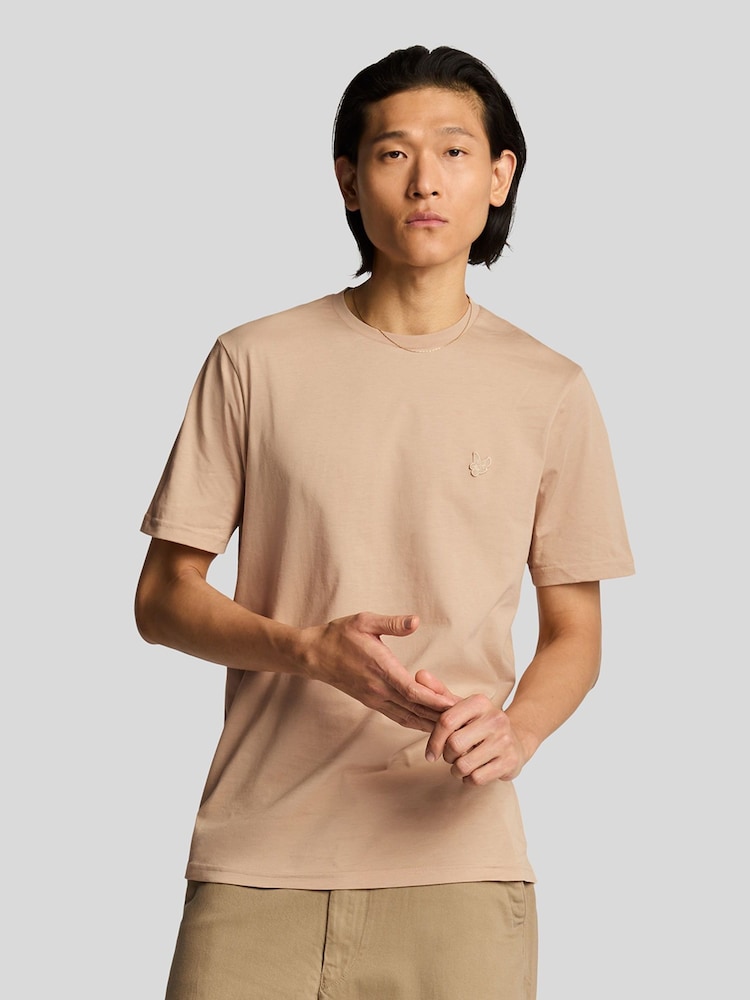 Lyle & Scott Brown 100% Cotton Superfine T-Shirt - Image 1 of 5