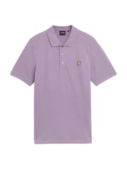 أرجواني - قميص بولو سادة من Lyle & Scott - صورة 5 من 5