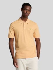 Оранжевый - Lyle & Scott Plain Polo Shirt - Image 1 of 5