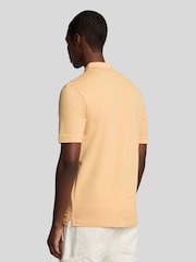 Оранжевый - Lyle & Scott Plain Polo Shirt - Image 4 of 5
