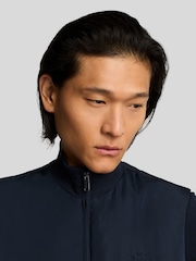 Lyle & Scott Blue Tonal Hybrid Gilet - Image 2 of 5
