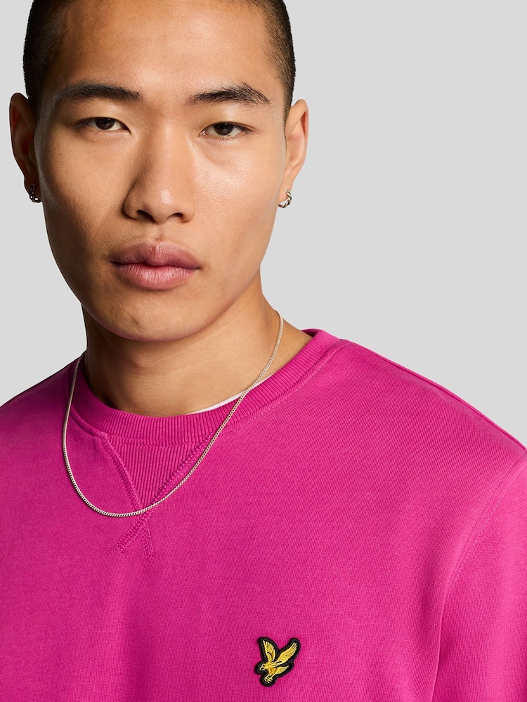 Lyle & Scott Pink Bolt Crew Neck Sweatshirt - Image 4 of 5