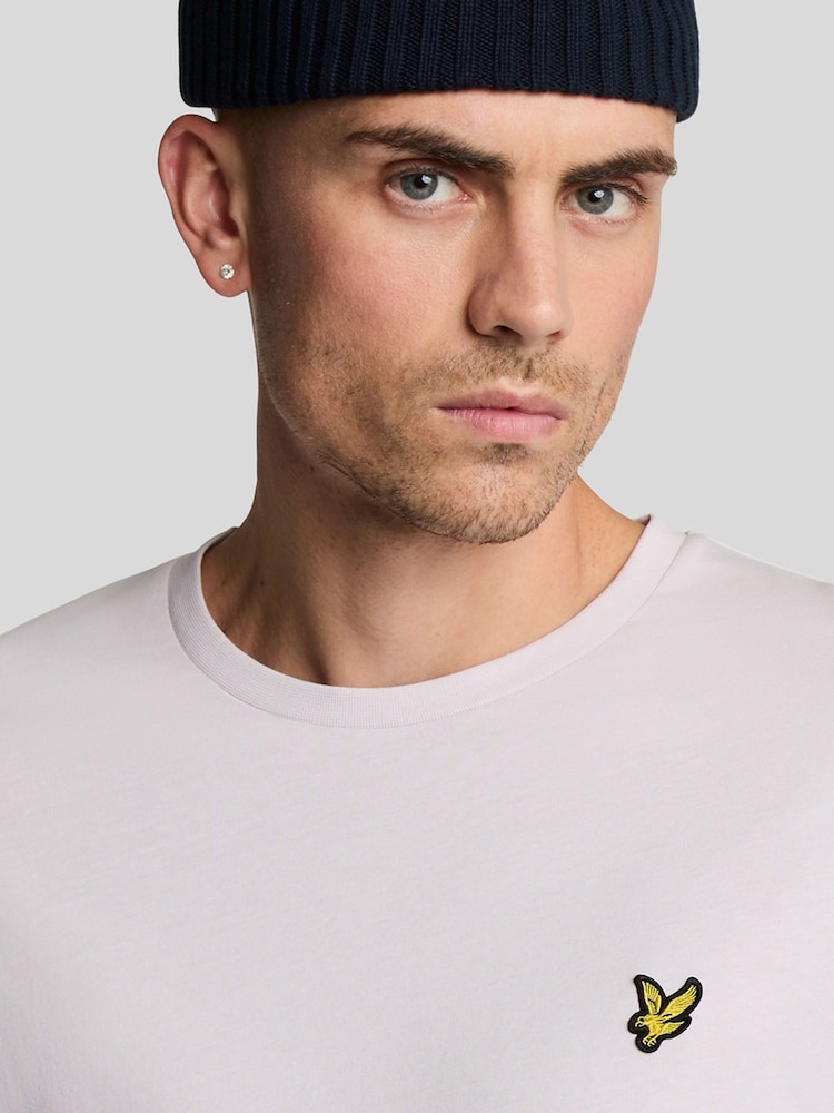 Lyle & Scott Pink Plain 100% Cotton T-Shirt - Image 2 of 4
