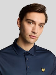 Lyle & Scott Blue Gradient Polo Shirt - Image 4 of 5