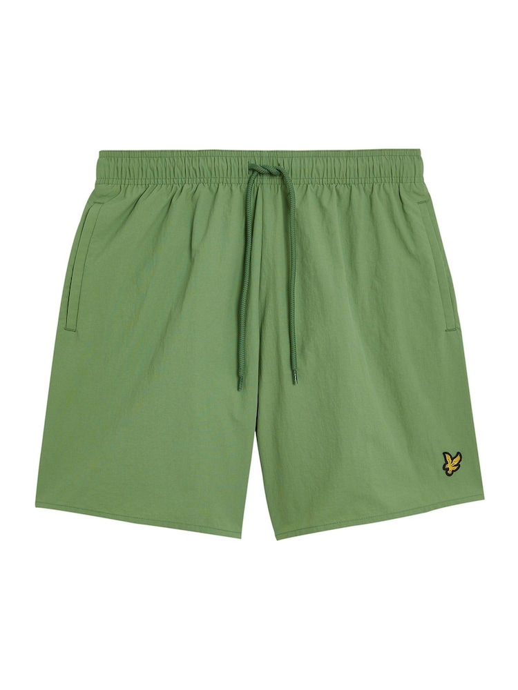 Verde tierra - Lyle & Scott Plain Swim Shorts - Imagen 5 de 5