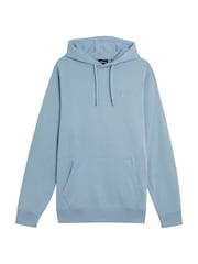 Lyle & Scott Blue 100% Cotton Superfine Pullover Hoodie - Image 5 of 5