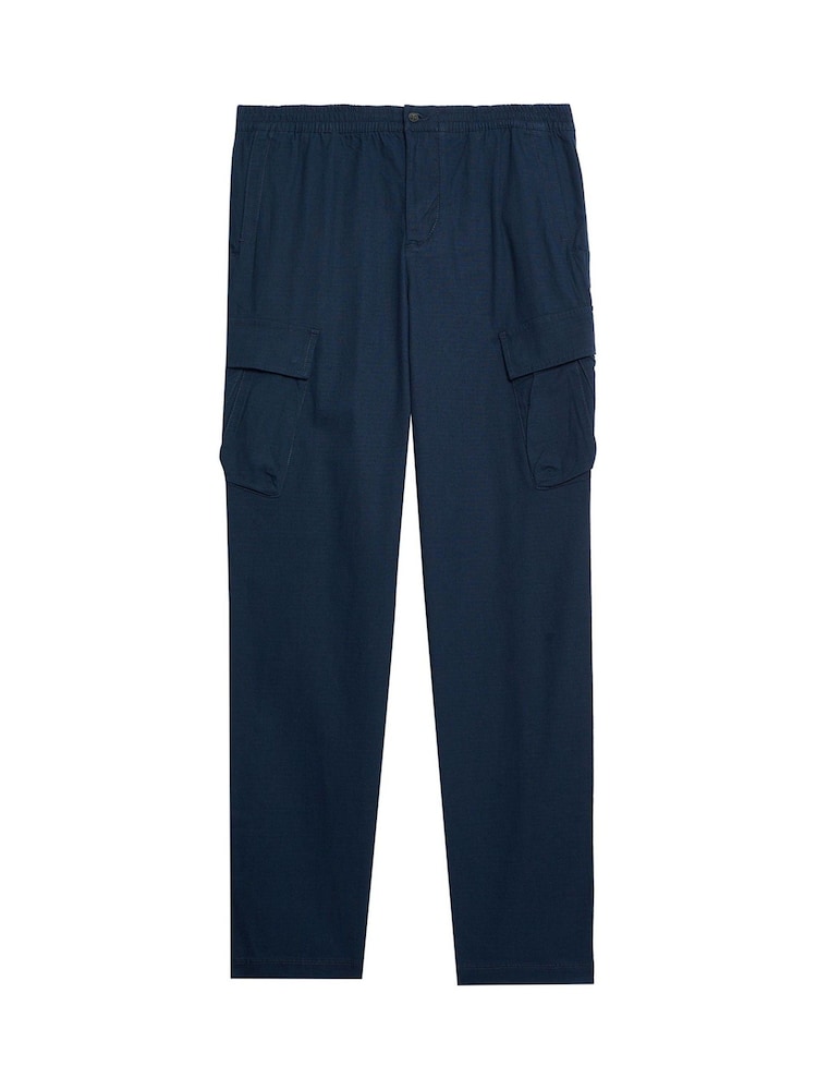Lyle & Scott Blue Stretch Ripstop Pants - Image 5 of 5