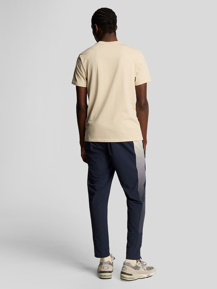 Lyle & Scott Blue Gradient Colourblock Trackies Trousers - Image 3 of 5