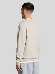 Lyle & Scott 100% bumbac brodat Guler rotund Hanorac - Image 3 of 5