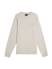 Lyle & Scott 100% bumbac brodat Guler rotund Hanorac - Image 5 of 5