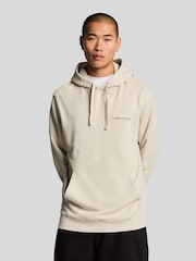 Hanorac brodat Lyle & Scott din bumbac 100% cu țesătură loopback - Image 1 of 5