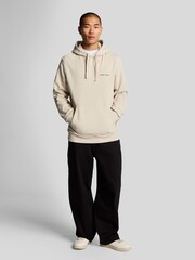 Hanorac brodat Lyle & Scott din bumbac 100% cu țesătură loopback - Image 4 of 5