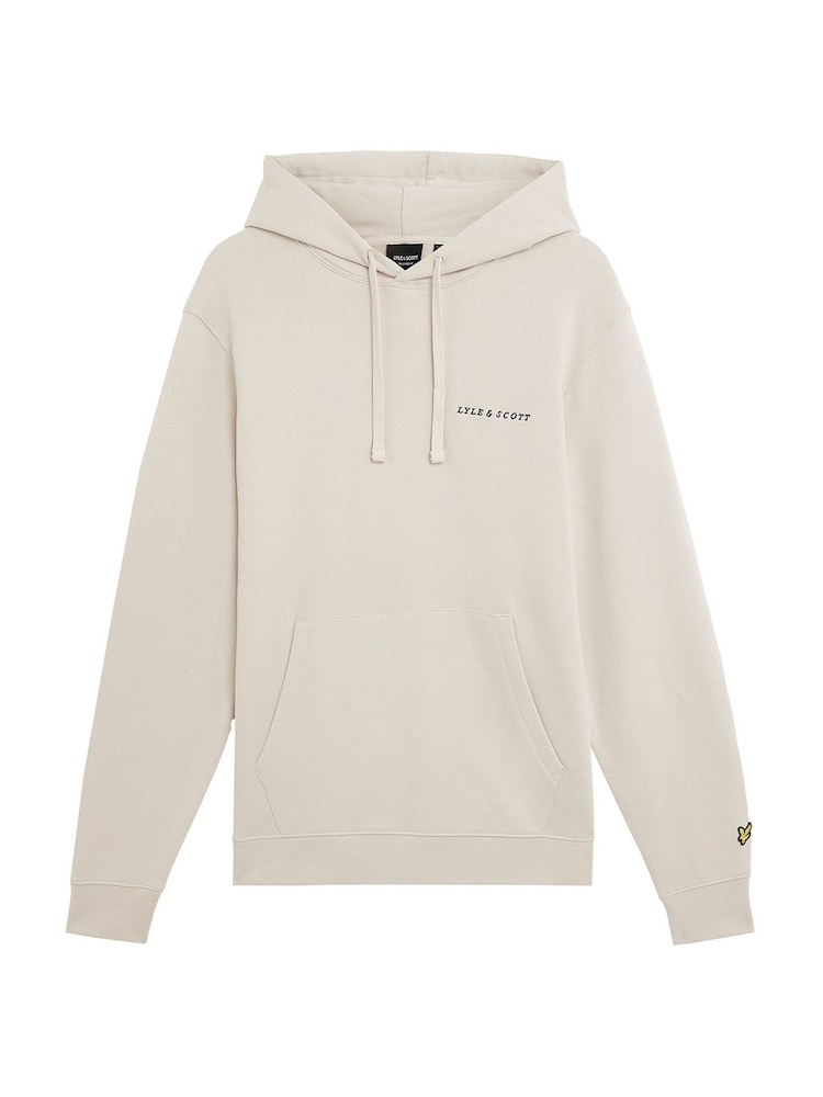Hanorac brodat Lyle & Scott din bumbac 100% cu țesătură loopback - Image 5 of 5