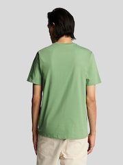Lyle & Scott Green Cotton Plain T-Shirt - Image 2 of 5