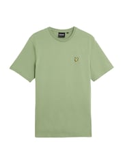 Lyle & Scott Green Cotton Plain T-Shirt - Image 5 of 5